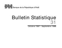 (FY1998) Statistical Bulletin No. 31