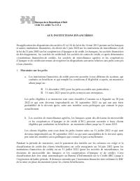 Circular 115-2 to financial institutions
