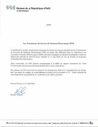 Notice to Circular 121 to electronic payment service providers