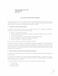 Circular 123 to financial institutions