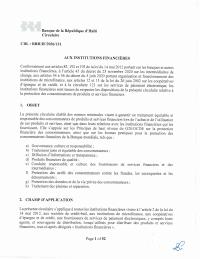 Circular 131 to financial institutions