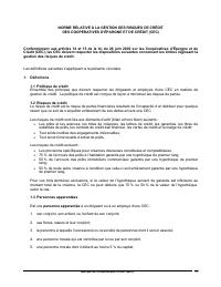 Circular 3 to savings and credit cooperatives