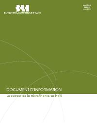 (2018) Information Document: The Microfinance Sector in Haiti