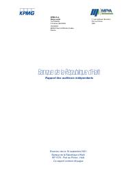 (2022-06) BRH Audited Financial Statements, FY closed 30 September 2021