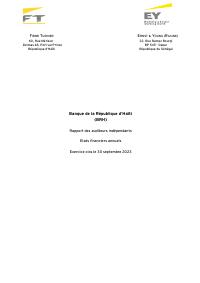 (FY2023) BRH audited financial statements, fiscal year ended 30 September 2023