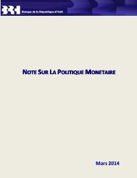 (FY2014) BRH Monetary Policy Note