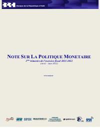 (FY2022) Nòt sou Politik Monetè