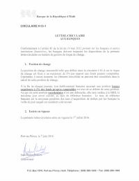 (2016-06) Circular 03-1 Foreign-exchange position