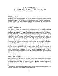 (2011-02) Additional note to branchless banking guidelines