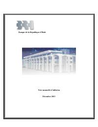 (2013-12) Monthly Inflation Note, December 2013