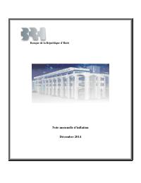 (2014-12) Monthly Inflation Note, December 2014