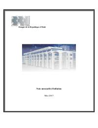 (2017-05) Monthly Inflation Note, May 2017
