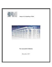 (2017-12) Monthly Inflation Note, December 2017