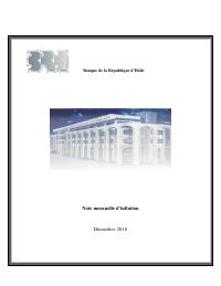 (2018-12) Monthly Inflation Note, December 2018