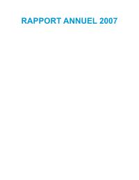 (FY2007) Annual Report 2007