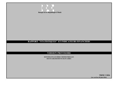 Banking System Statistical Report, June 2026