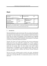 (2003) BTI 2003 Country Report - Haiti