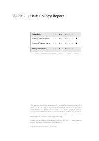 (2012) BTI 2012 Country Report - Haiti