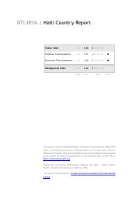 (2016) BTI 2016 Country Report - Haiti