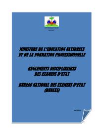 Disciplinary Rules for the State Examinations
