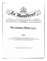 (2023-04) Decree Penalising Money Laundering, Terrorist Financing and the Financing of Proliferation of Weapons of Mass Destruction (Le Moniteur, Special No. 12)