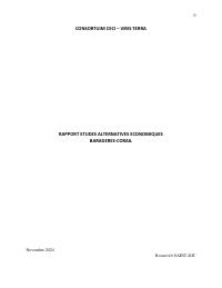 Economic Alternatives Study: Baradères-Corail