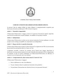 (2026-07) Code of Conduct for Electoral Observers