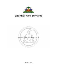 Draft Electoral Decree, October 2025 (final version)