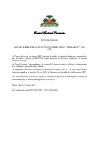 Philippe Augustin appointed Executive Director of the CEP