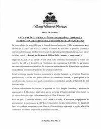 The Electoral Chair closes its first international conference