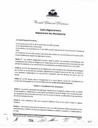 CEP regulatory framework for the deployment of party agents (mandataires)