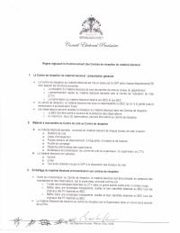 Rules governing the operation of electoral-material reception centres