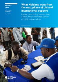 What Haitians want from the next phase of UN and international support: Insights and policy lessons from a May 2026 nationwide survey of 1,332 Haitian adults