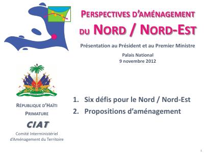 (2012-11) Territorial Planning Perspectives for the North / North-East