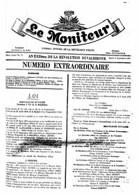 (1979) Banking Reform Law Creating the Banque de la République d'Haïti and the Banque Nationale de Crédit