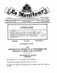 (1995-03) Law Amending Articles 35, 36 and 82 of the Income Tax Decree of 29 September 1986