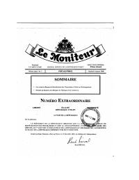 (2008-01) Law Creating the Monetisation Office for Development Aid Programmes (BMPAD)
