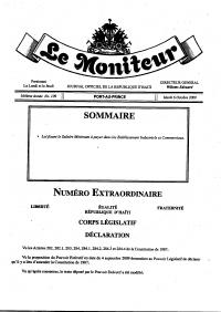 (2009-10) Law Setting the Minimum Wage Payable in Industrial and Commercial Establishments