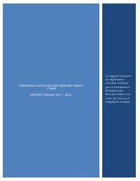 (2012-11) CNMP Annual Report, FY 2011-2012