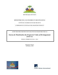 (2016-11) Audit of Procurement Procedures — Bureau of Monetization of Development Aid Programs (BMPAD), FY 2014-2015