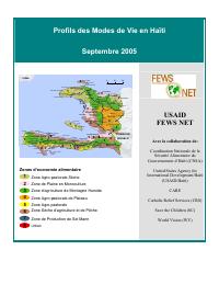 Livelihood Profiles of Haiti