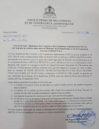 CSCCA Opinion on the draft contract between the Ministry of Planning and External Cooperation and HELICO S.A. (May 2020)