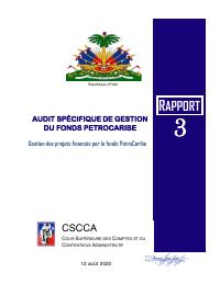 (2008-2016) Audit of the Management of the PetroCaribe Fund, Third Report
