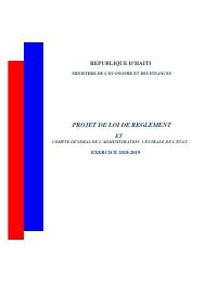 (2020-09) Draft Budget Settlement Law and General Account of the Central State Administration, FY 2018-2019