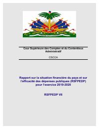 (2020-06) Report on the Country's Financial Situation and the Efficiency of Public Expenditure (RSFPEDP VII), FY 2019-2020