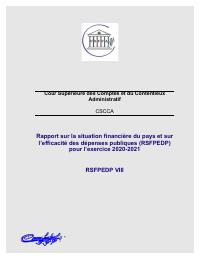(2021-06) Report on the Country's Financial Situation and the Efficiency of Public Expenditure (RSFPEDP VIII), FY 2020-2021
