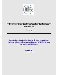 (2026-04) Report on the Country's Financial Situation and the Efficiency of Public Expenditure (RSFPEDP XI), FY 2023-2024