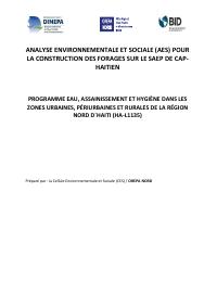 (2022) Analiz anviwonmantal ak sosyal pou konstriksyon forè sou SAEP Okap (HA-L1135)