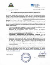 (2021-04) Nòt enfòmatif pou antrepriz konstriksyon ayisyen yo, 7 avril 2021
