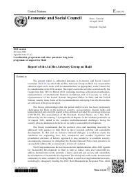 (2022) Rapò Gwoup Konsiltatif Ad Hoc sou Ayiti a (E/2022/52)